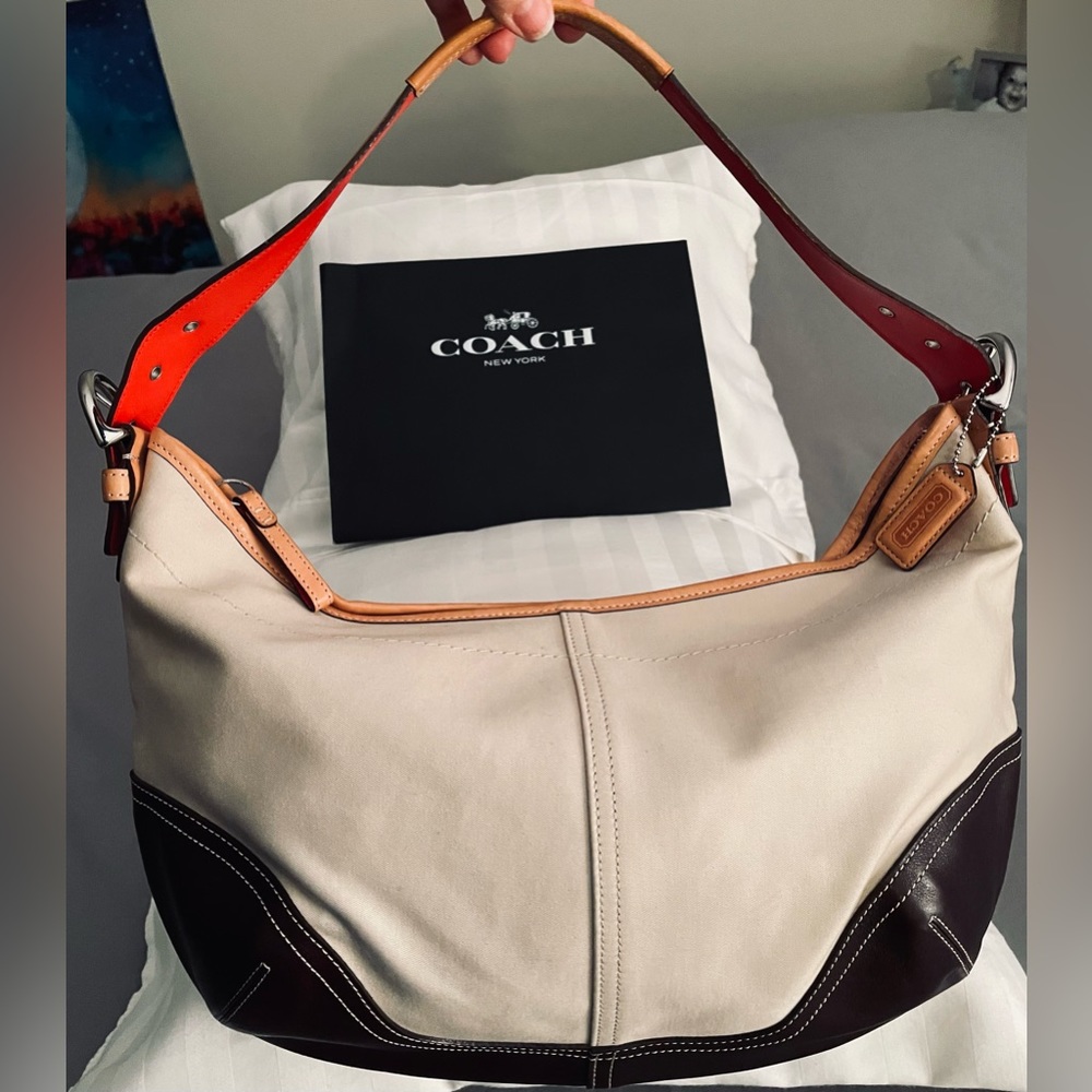 Coach leather bag